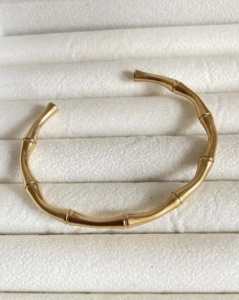 Half Bamboo Bangle Bracelet