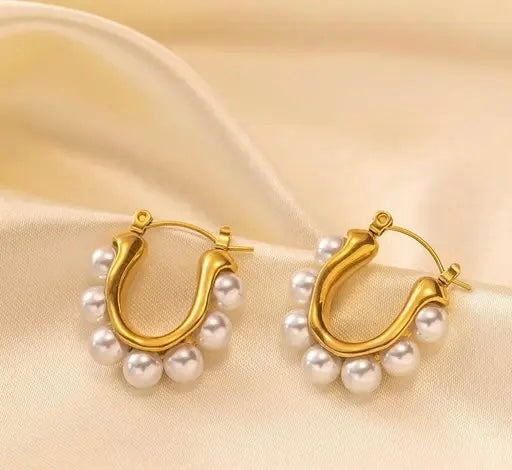 Pearl Drop Earrings – Elegant