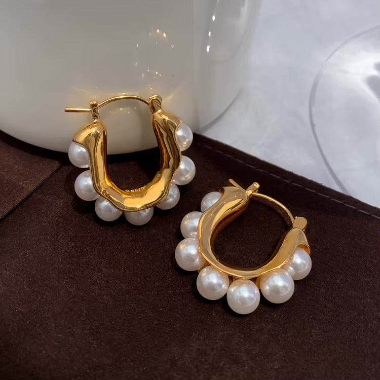 Pearl Drop Earrings – Elegant