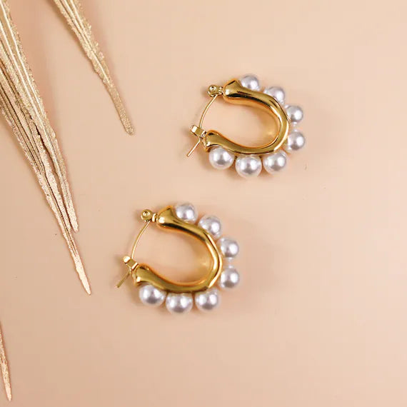 Pearl Drop Earrings – Elegant