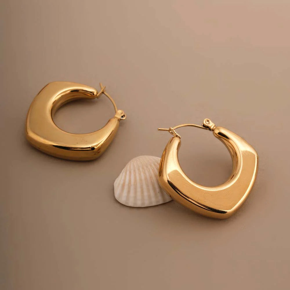 Hoop Earrings – Gold Plated