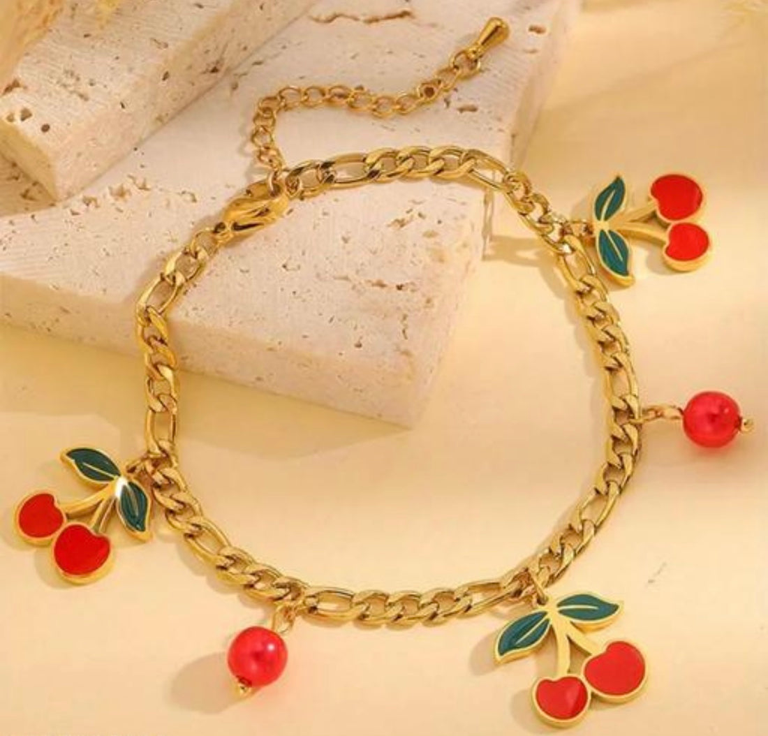 Cherry Bracelet – Cute Jewelry