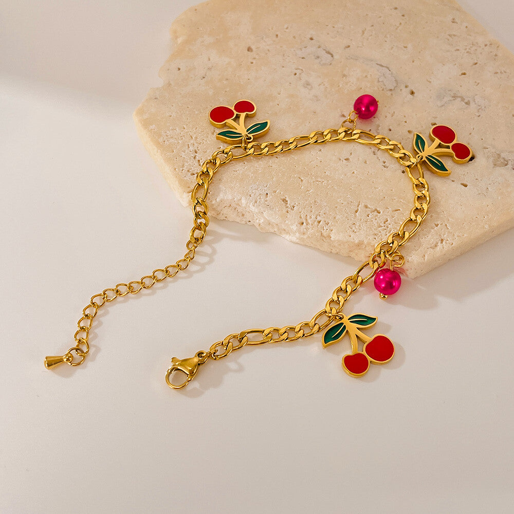 Cherry Bracelet – Cute Jewelry