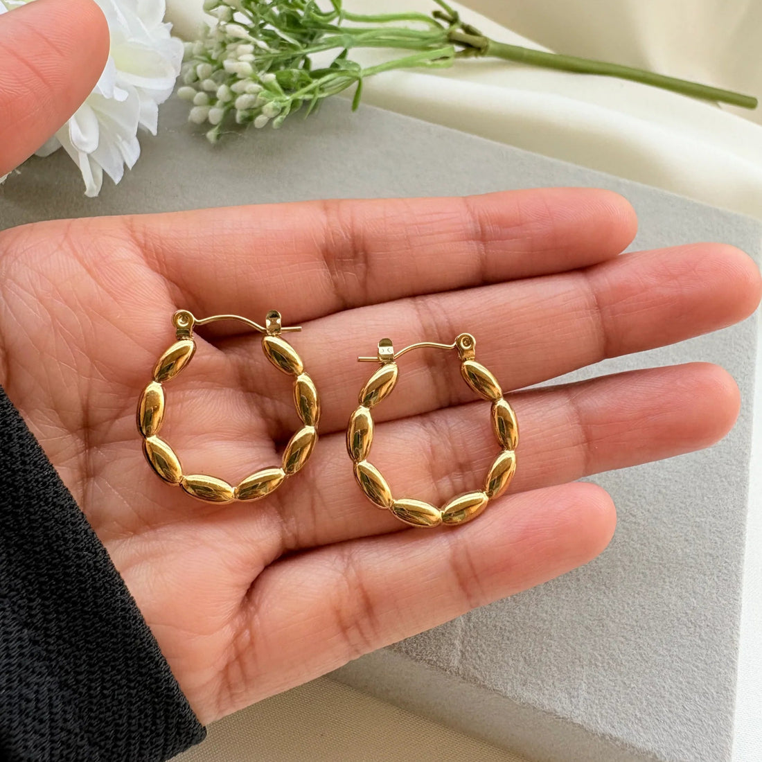 Hoop Earrings – Classic Gold