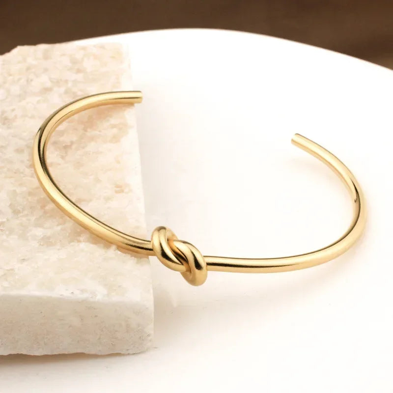 Knot Bangle Bracelet