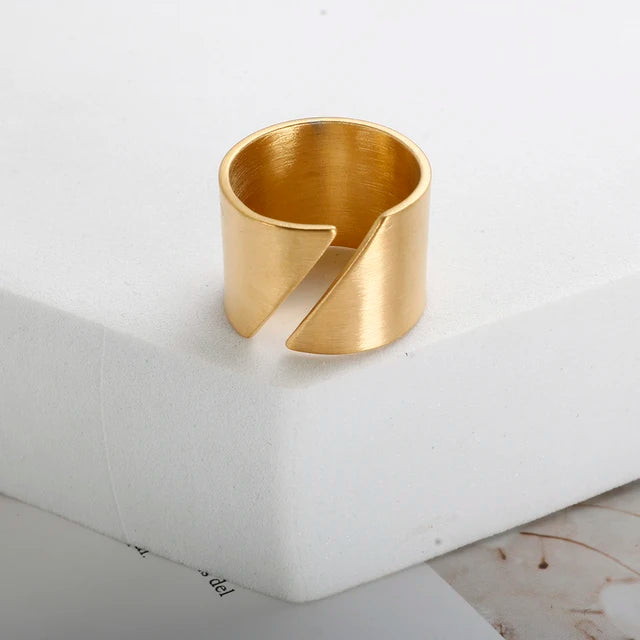 Plain Brass Adjustable Ring