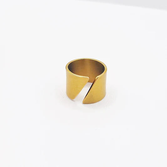 Plain Brass Adjustable Ring