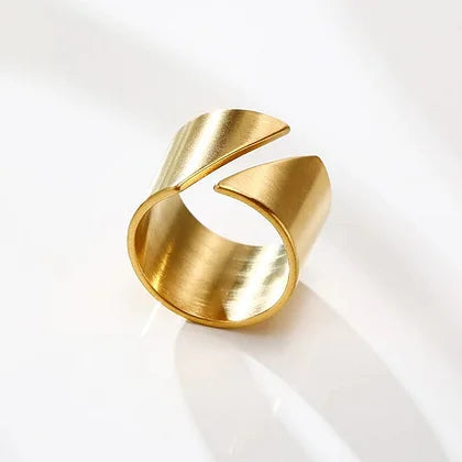 Plain Brass Adjustable Ring