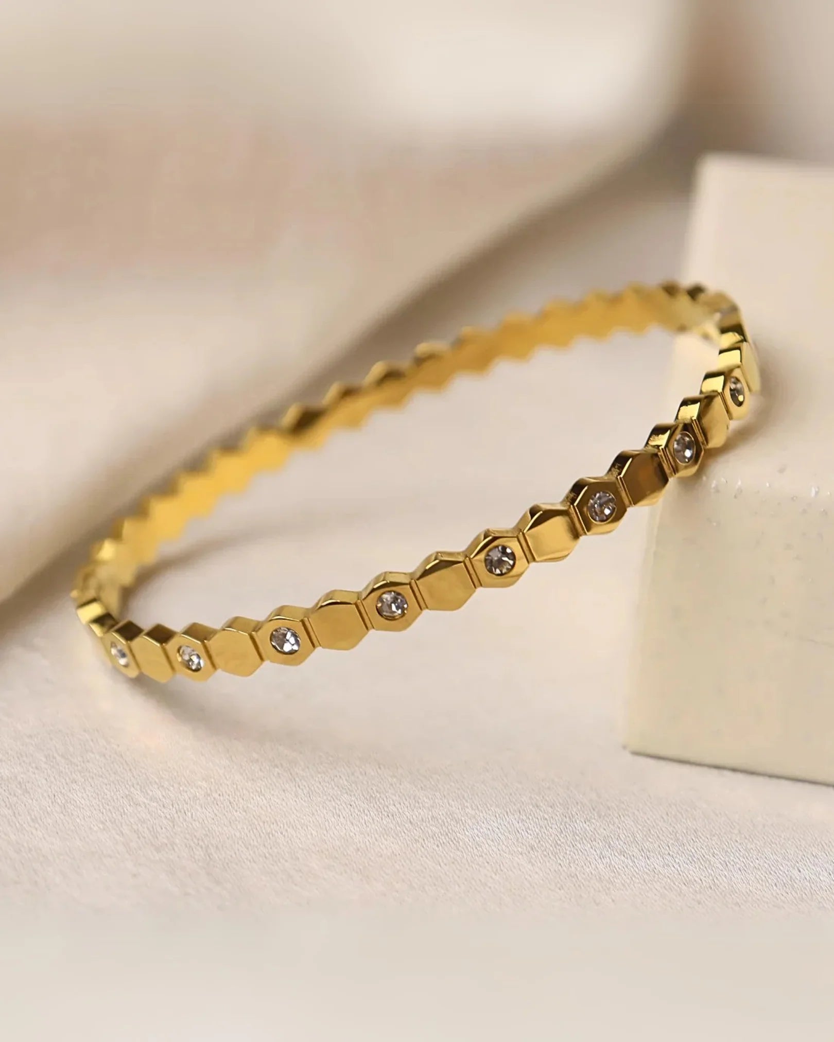 Honeycomb Diamond Bracelet