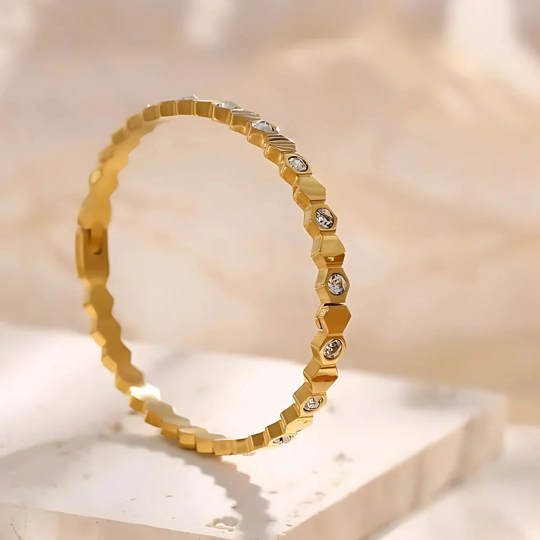 Honeycomb Diamond Bracelet