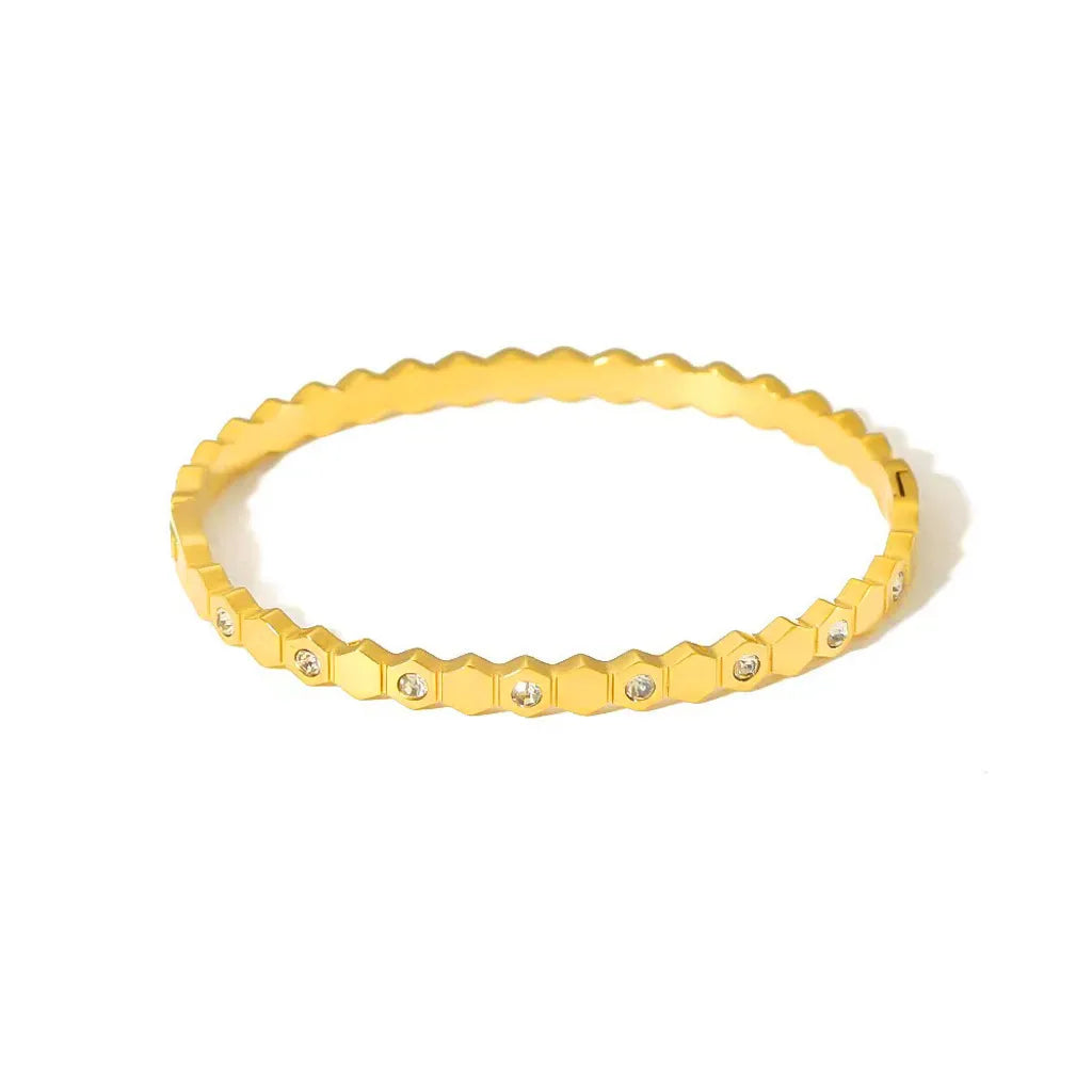 Honeycomb Diamond Bracelet