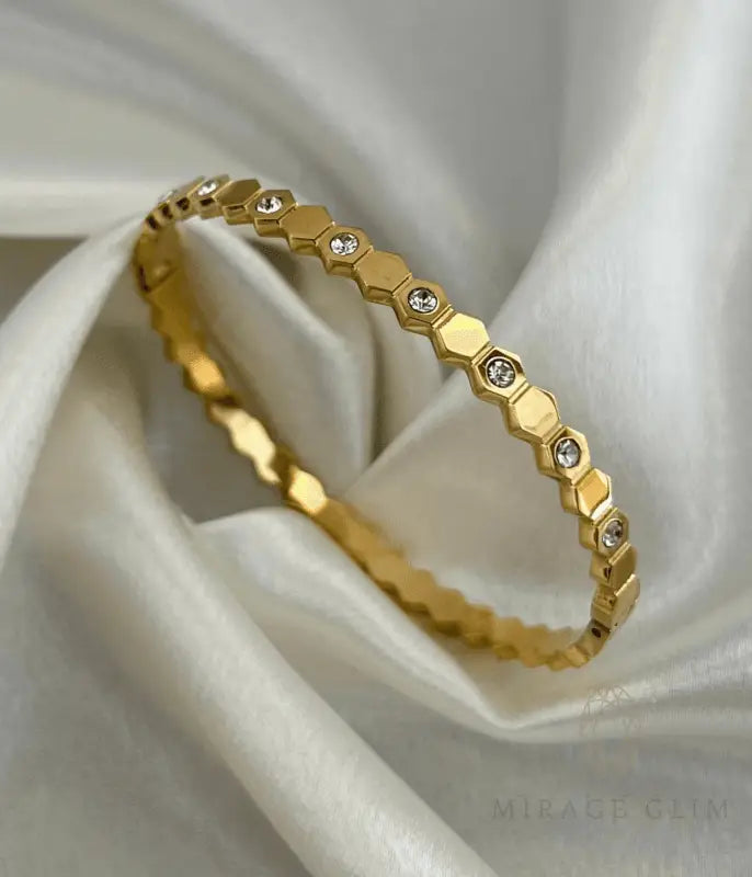 Honeycomb Diamond Bracelet