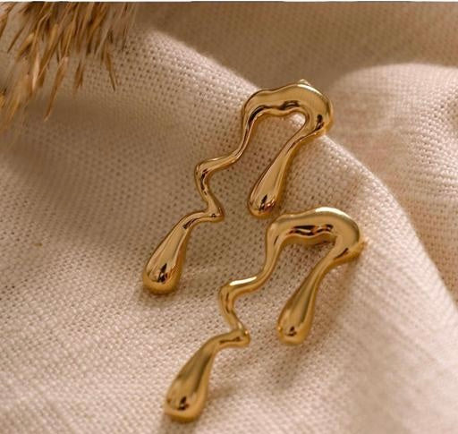 Drop Earrings – Elegant Gold