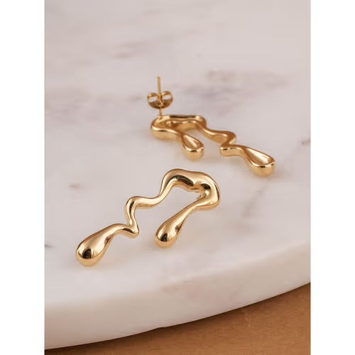 Drop Earrings – Elegant Gold