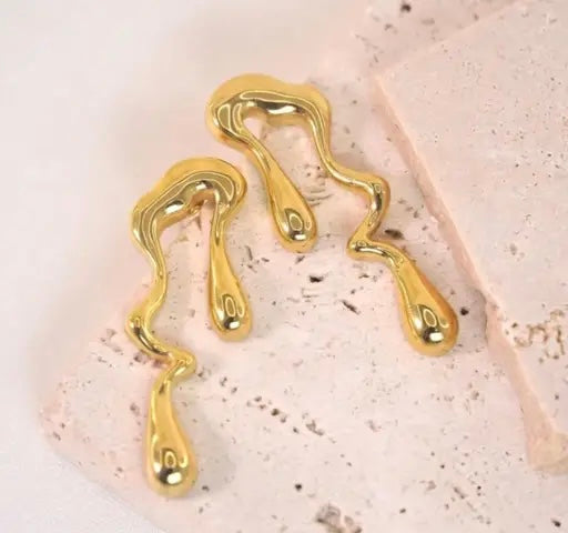 Drop Earrings – Elegant Gold